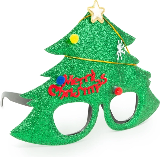 Partybrille mit Weihnachtsbaum