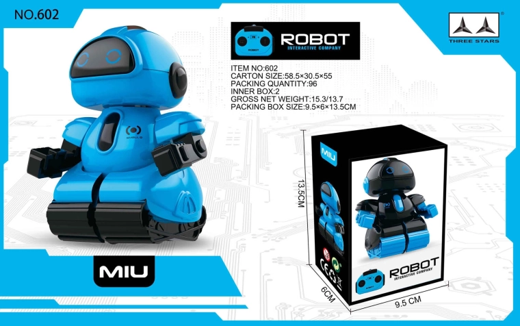 Ferngesteuerter Roboter Small Q, blau