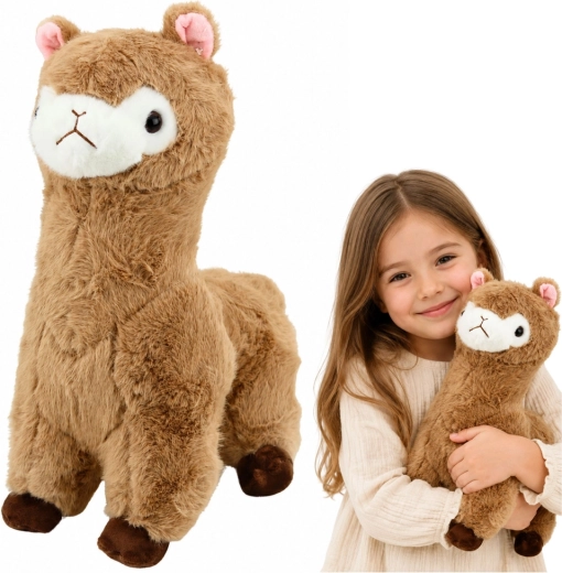 Plüsch-Alpaka beige 38 cm