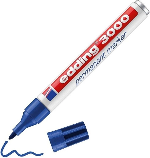 Permanentmarker Edding 3000 blau