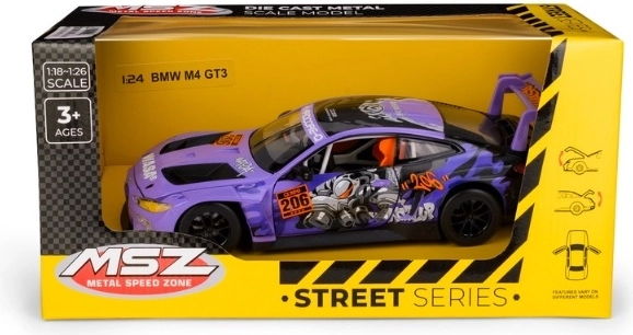 MSZ BMW M4 GT3 Rennmodell im Maßstab 1:24