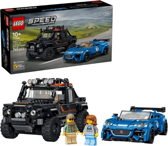 LEGO Speed Champions Jaguar Project 7 und Land Rover Defender
