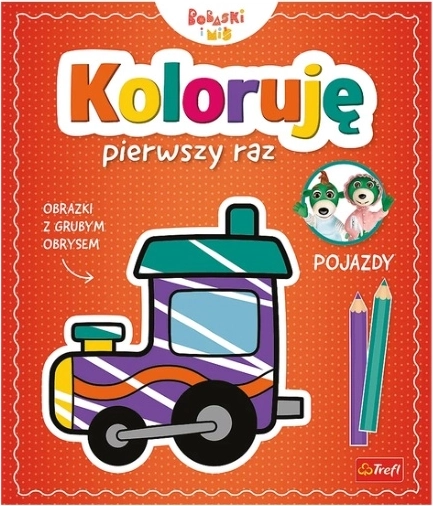 Ich male zum ersten Mal: Fahrzeuge – Kinder-Malbuch