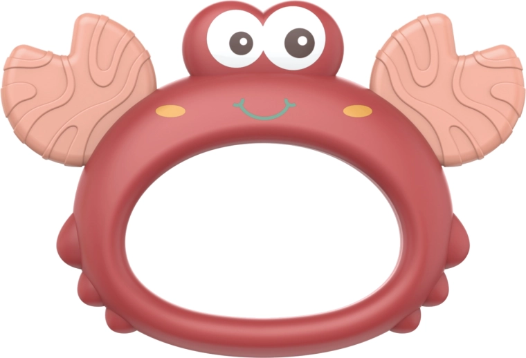 Rassel- und Beißring-Krabbe für Babys