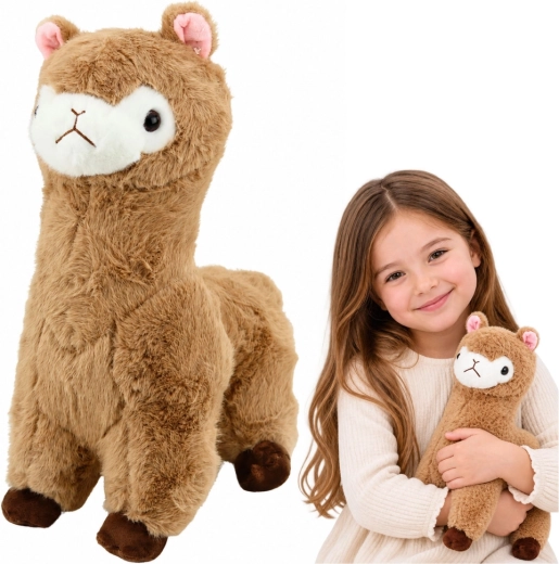 Plüsch-Alpaka (Lama) beige 28 cm – 1 Stück