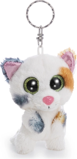 NICI Glubschis Plüsch-Schlüsselanhänger Kätzchen Calli Malli 9 cm - 1 Stück