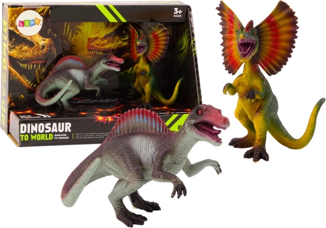 Set mit Dinosaurier-Figuren Spinosaurus und Dilophosaurus 2 Stk.