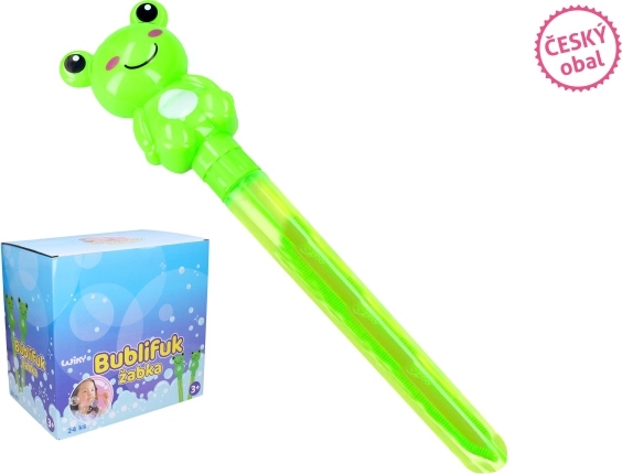 Seifenblasen mit Frosch 60 ml, 28 cm – tschechische Verpackung