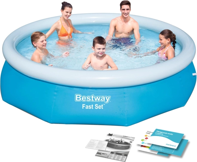 Selbsttragender Gartenpool 305 × 76 cm Bestway