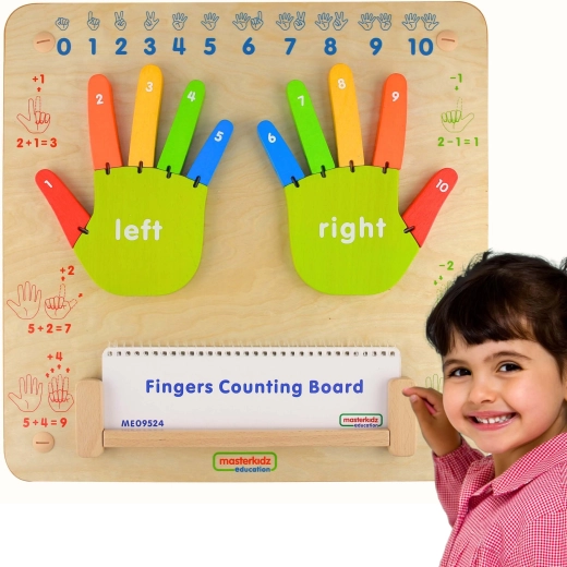 Masterkidz Montessori-Sensorikwandtafel „Zählen lernen“