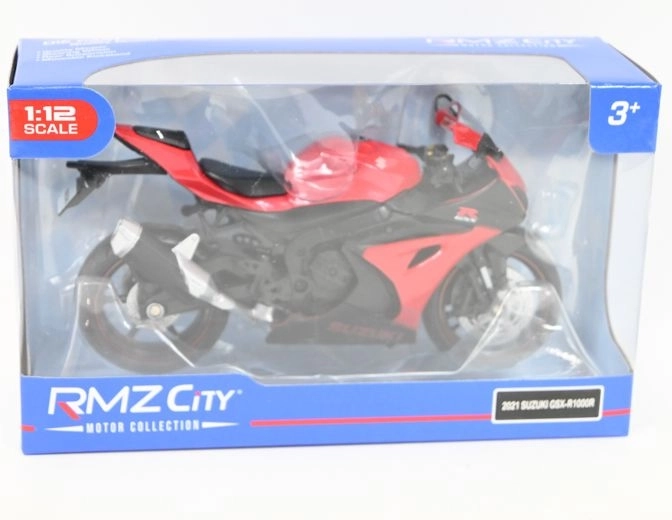 RMZ Hobby Suzuki GSX-R1000R Motorradmodell 1:12 rot
