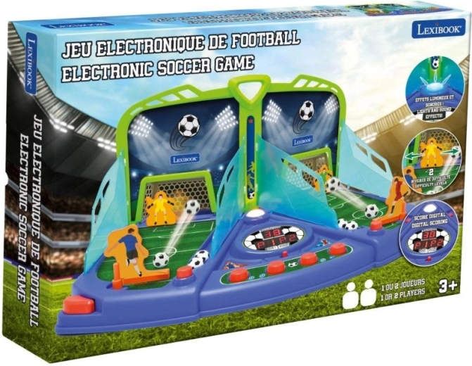 Lexibook Elektronischer Tischfußball mit Lichtern und Sounds für 2 Spieler
