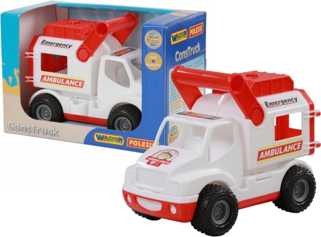 Feuerwehrauto Construck Weiß - Polesie