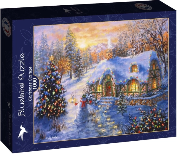 Bluebird Puzzle Weihnachtshütte 1000 Teile
