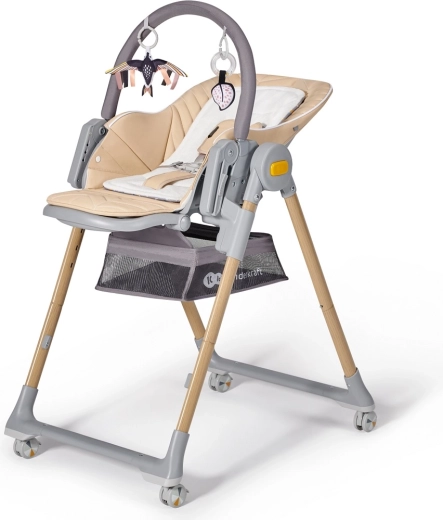 Hochstuhl und Liegesitz 2-in-1 KINDERKRAFT Lastree Wood Premium