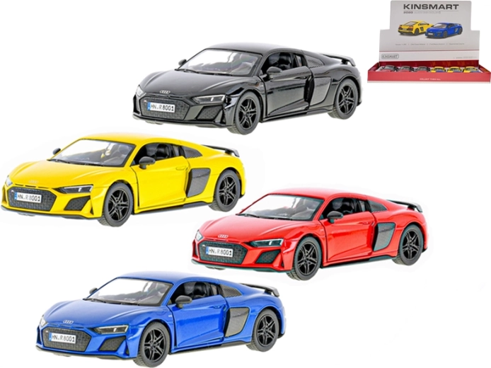 Kinsmart Metallmodellauto Audi R8 Coupé mit Rückziehmotor