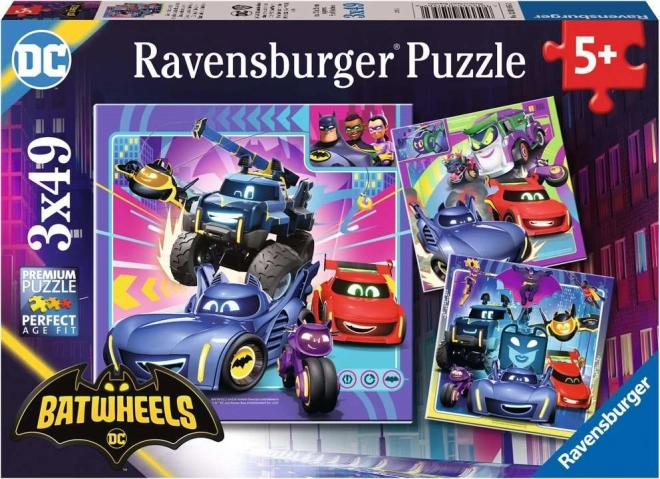 Puzzle RAVENSBURGER Batwheels 3×49 Teile