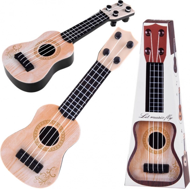 Mini-Ukulele für Kinder 25 cm – Creme