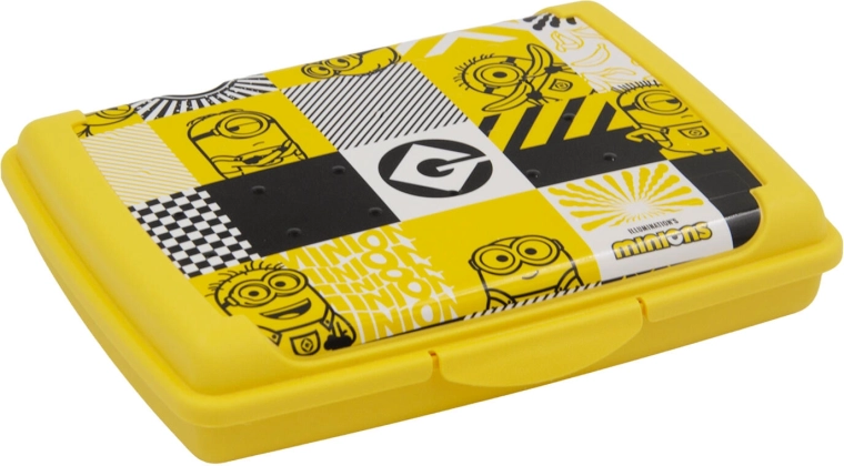 Minions-Snackbox gelb 17 × 13 × 3,5 cm