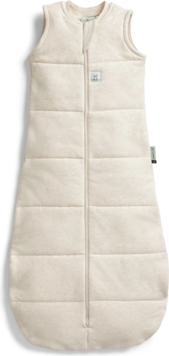 ErgoPouch Babyschlafsack aus Bio-Baumwolljersey, Oatmeal Marle, 2,5 TOG (8–24 Mon., 8–14 kg)