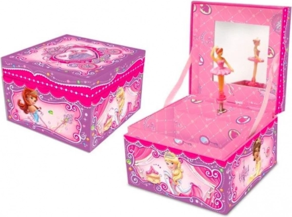 Spieluhr mit Schublade - Prinzessinnen