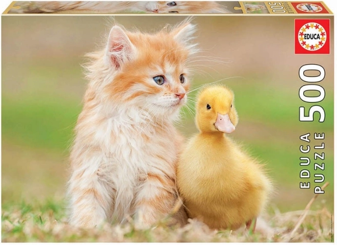 Educa Puzzle Niedliche Freunde 500 Teile