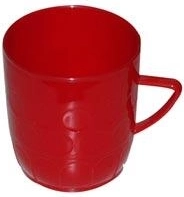 Plastikbecher mit Kreis-Motiv 0,3 l – Farbmix