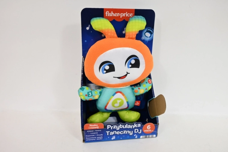 Fisher-Price Tanzender DJ – plüschige interaktive Spielzeugfigur
