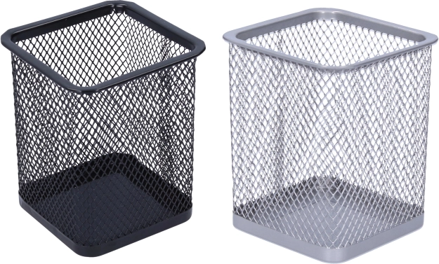 Schwarzer Bürostifthalter