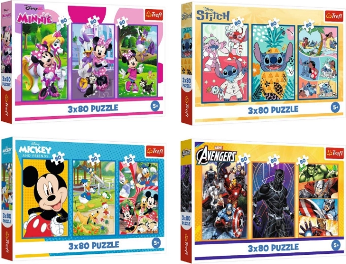 Puzzle 3×80 Teile