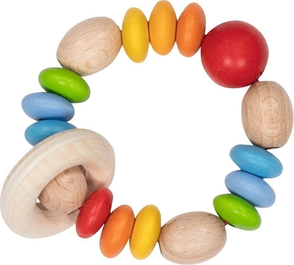 Regenbogen-Tast-Ring mit elastischen Noppen – 1 Stück