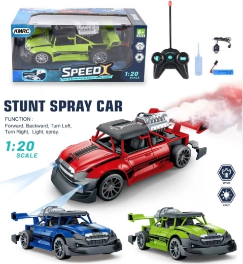 Ferngesteuertes Auto mit Raucheffekt und Licht