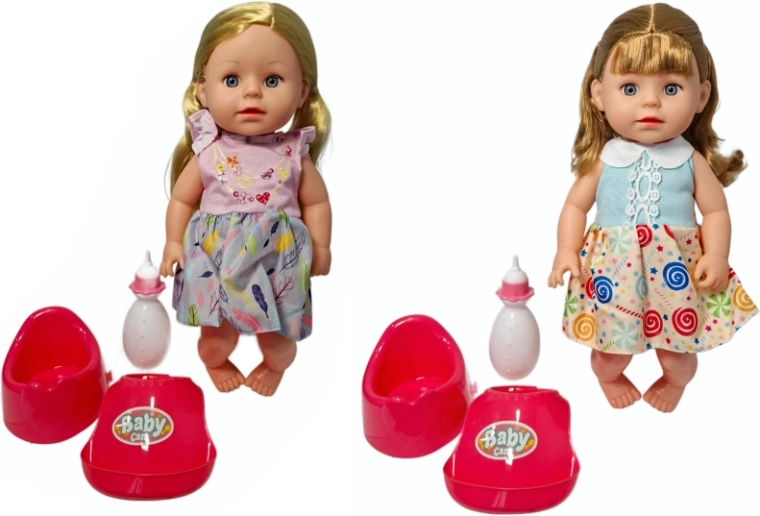 Pinkelnde Puppe mit Zubehör