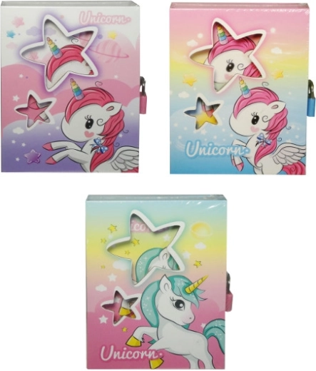 Kindertagebuch mit Einhorn und Schloss