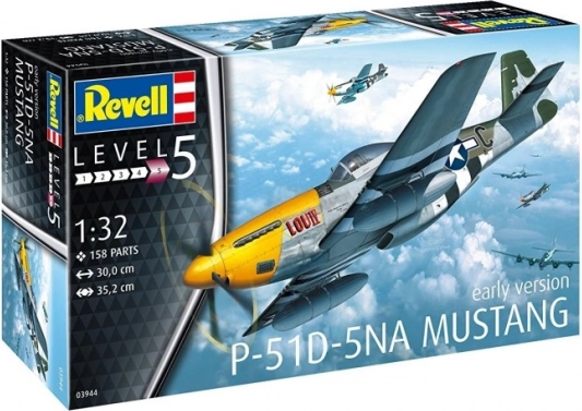 Revell P-51D Mustang Plastikmodellflugzeug 1:48