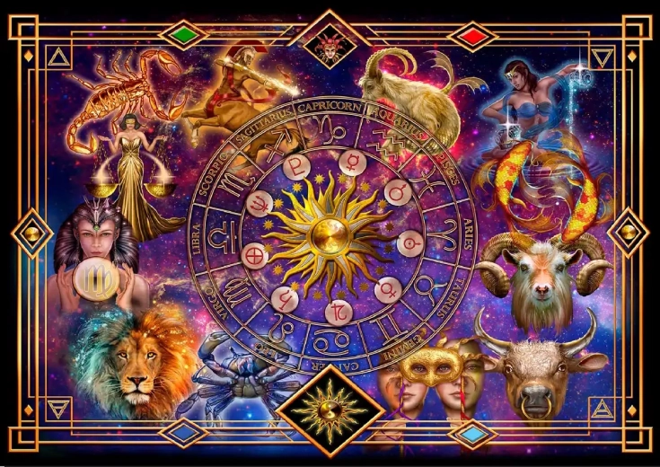 WOODEN CITY Holzpuzzle Tierkreis 2-in-1, 4000 Teile