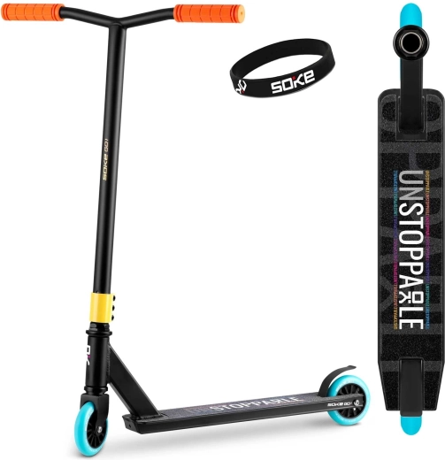 Soke Go! orangefarbener Freestyle-Scooter