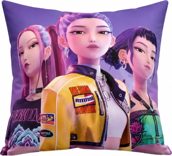 Dekoratives Kissen K-Pop Demon Hunters Huntrix 40 × 40 cm