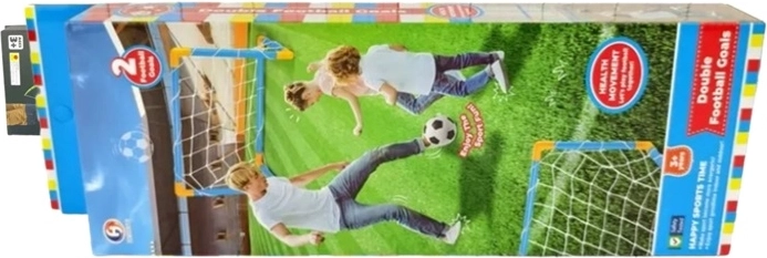 Set mit zwei Sporttoren im Karton