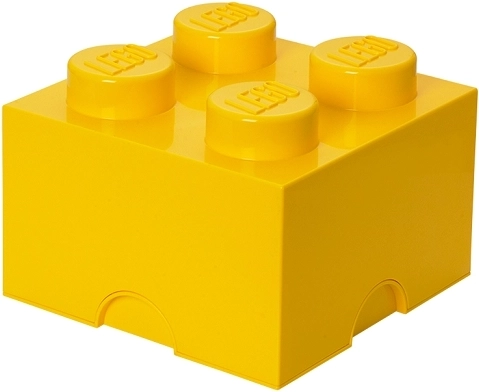 Lego Aufbewahrungsbox 4 gelb