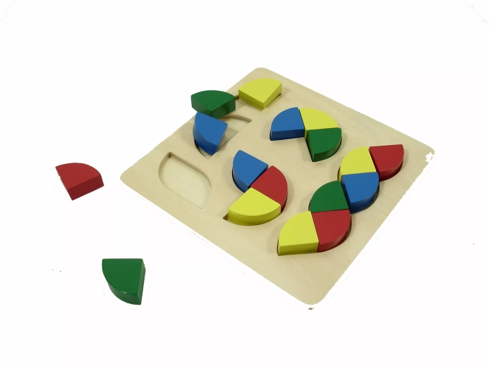 Buntes Formenpuzzle – 1 Stück