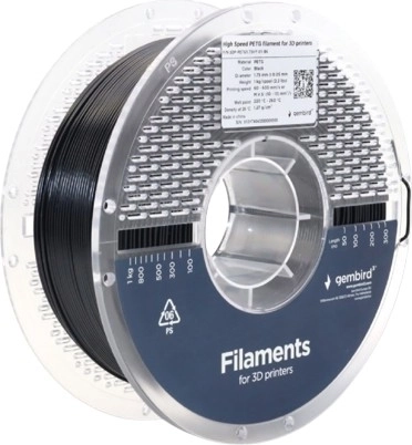 Filament PETG High Speed 1,75 mm 1 kg schwarz