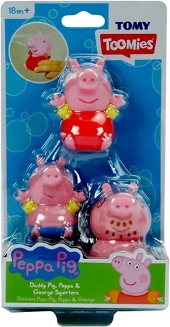 TOMY Peppa Wutz Wasserfiguren – 3 Stk.