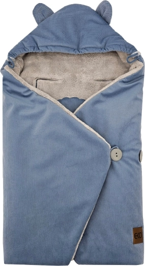 EKO Fußsack für Babyschale blue