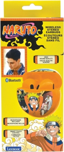 Kabellose Bluetooth-In-Ear-Kopfhörer Lexibook Naruto mit Mikrofon