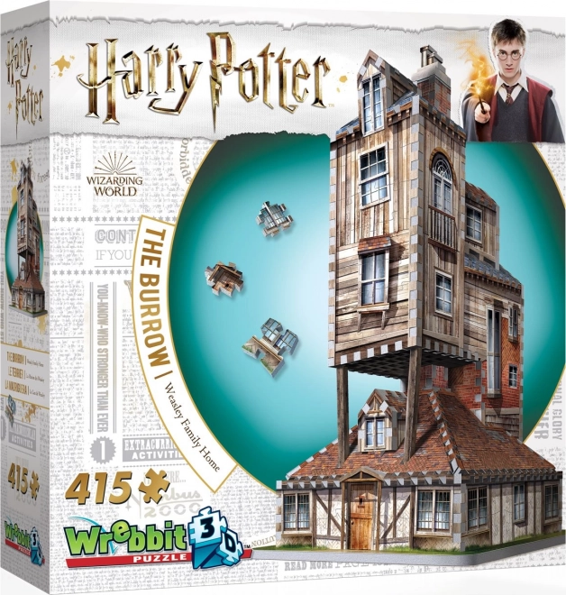 3D-Puzzle Harry Potter: Der Fuchsbau, 415 Teile
