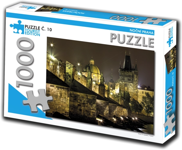 Puzzle Nächtliches Prag 1000 Teile