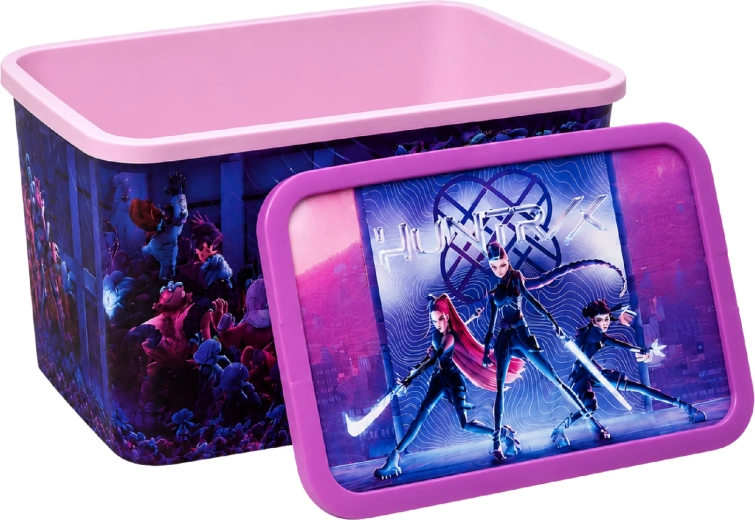 Aufbewahrungsbox K-Pop Demon Hunters Huntrix mit Clipdeckel 13 l