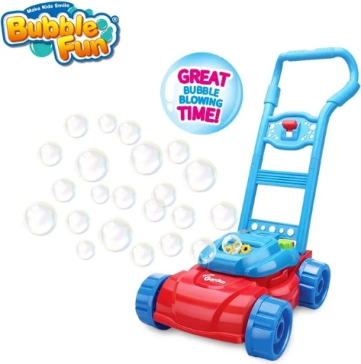 Bubble Fun Seifenblasenmaschine – Rasenmäher mit 118-ml-Nachfüllung