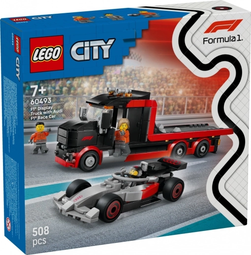 Lego City F1-Lkw mit AUDI F1 Monoposto